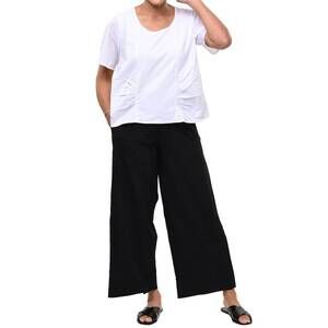 NEW TULIP CLOTHING carmella pullover top in white